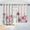 2ks Květinové okenní závěsy Akvarelový botanický potisk Polyesterové zatemňovací závěsy Kuchyň Obývací pokoj Pokoj pro dívky Dekor Závěs