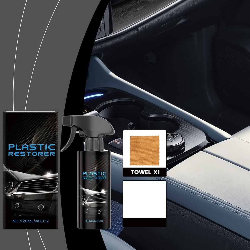 Leštidlo na palubní desku interiéru auta, Údržba, Dekontaminace, Odstraňování skvrn, A, Čisticí prostředek na auto 120 ml