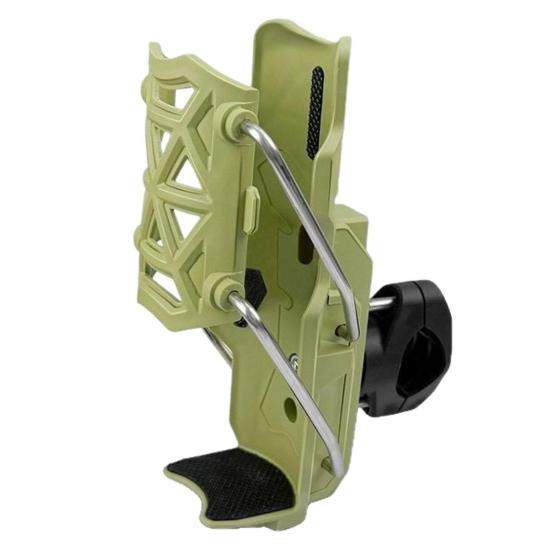 Adaptive Bike Water Bottle Holder Automatic Clamping 360-degree Rotating Cup Cage Quick Installation Bike Cup Holder