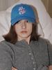 Olinkeompeulliteu [Unisex] Alcp Sketch Ball Cap (Blue)