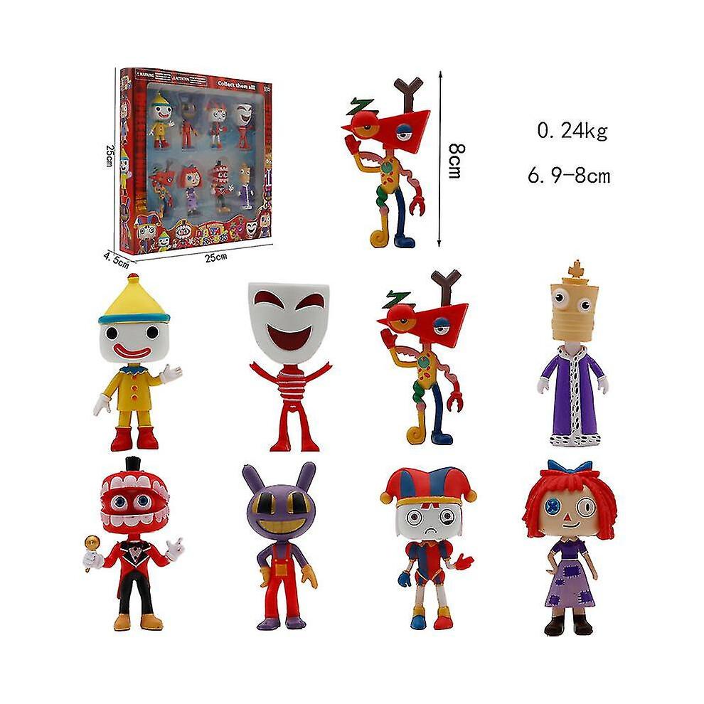 8pcs/Set The Amazing Digital Circus Figure