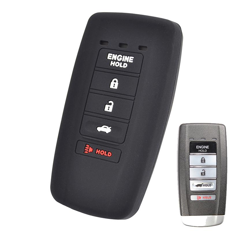 Silicone Car Key Case For Acura MDX ADV RDX RLX ILX TL TLX ZDX Cover Remote Fob Shell Jacket Protector 2017 2018 2019 2020