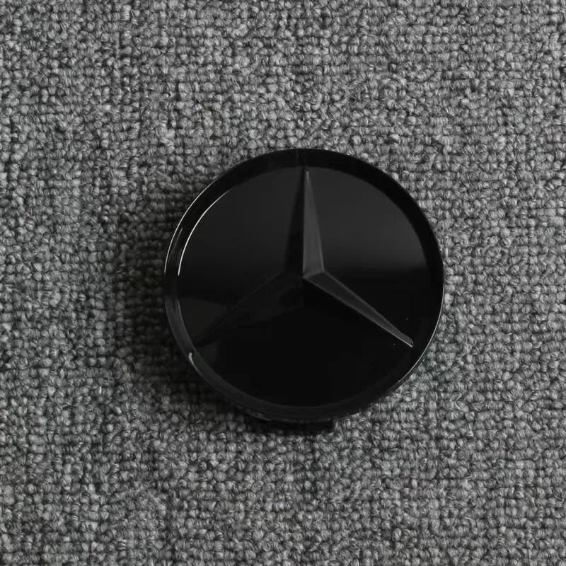 Car Sticker 4pcs 75mm Car Wheel Hub Cap Emblem for Mercedes Benz C180 E300 ML350 GLC W163 W166 W167 W204 W205 W212 W213 X253 W11