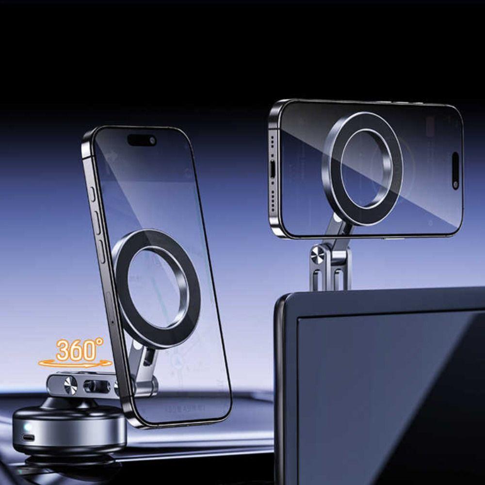 Suction Cup Tablet Stand Vacuum Adsorption Phone Bracket Magnetic Mobile Phone Holder  Dashboard