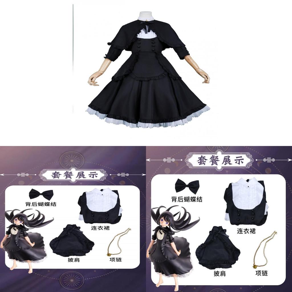 Puella Magi Madoka Magica Akemi Homura Cosplay Dress With Polyester Fabric For Anime Role Play
