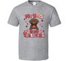 Curly Coated Retriever My Dog Is My Valentine Funny T Shirt