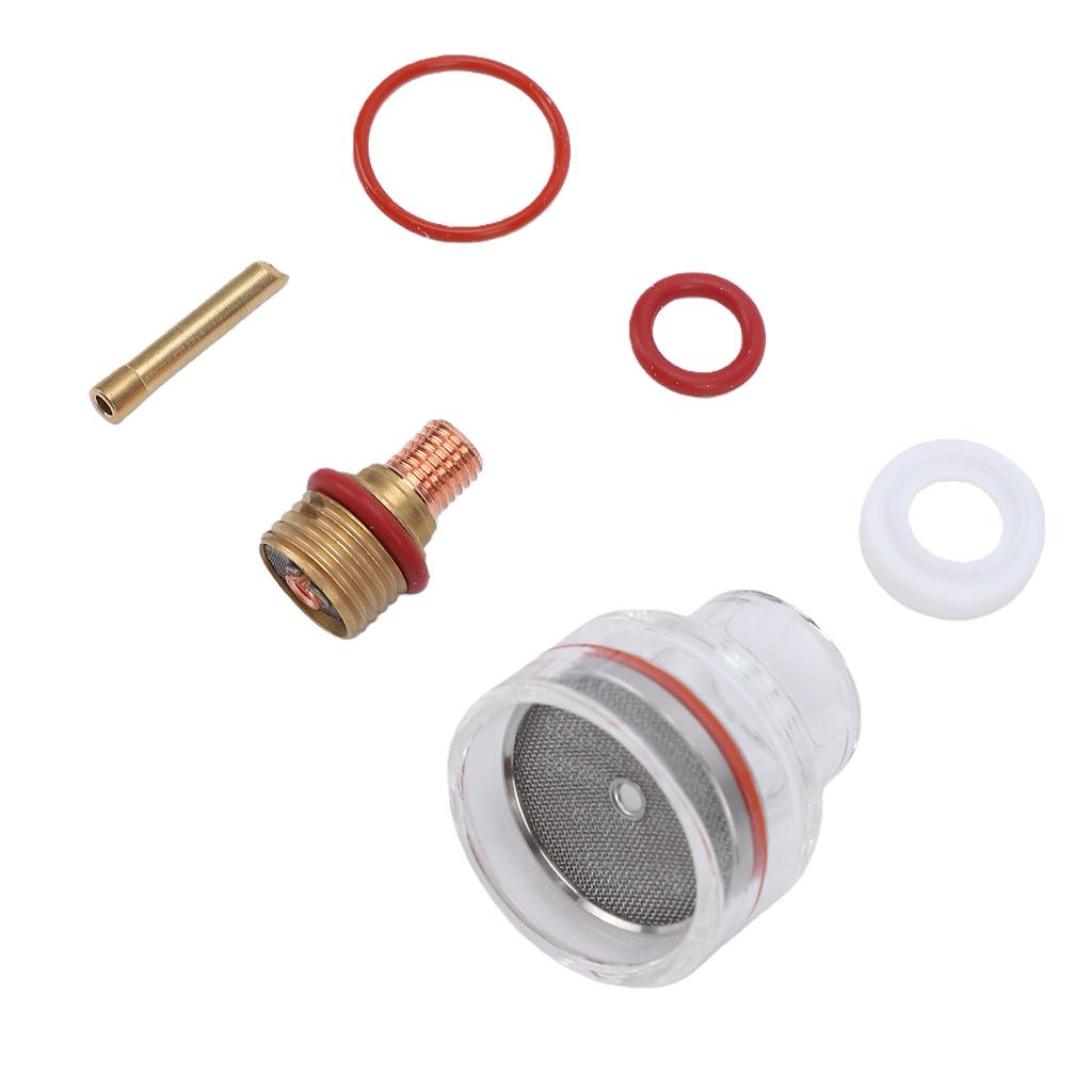 Torch Glass Cup Welding Torch Kit 3 32in Suitable for WP 17 18 26 Collets Body Gas Lens High Heat Welding Accessory