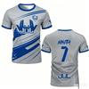 Completo Estivo per Bambini con Stampa 3D a Motivi da 90 Minuti Maglia da Calcio T-shirt Asciugatura Rapida Traspirante Adatto per l'Uso Quotidiano