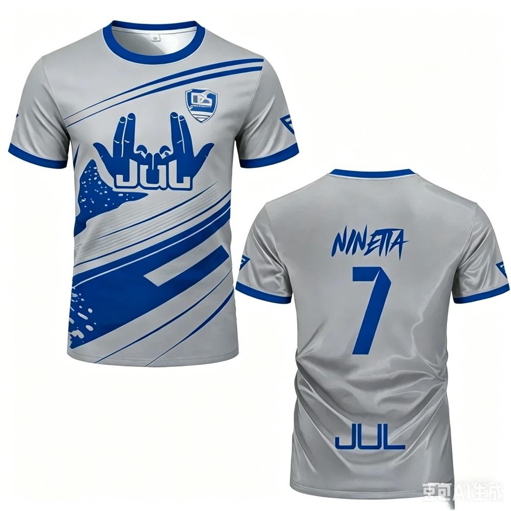 Completo Estivo per Bambini con Stampa 3D a Motivi da 90 Minuti Maglia da Calcio T-shirt Asciugatura Rapida Traspirante Adatto per l'Uso Quotidiano