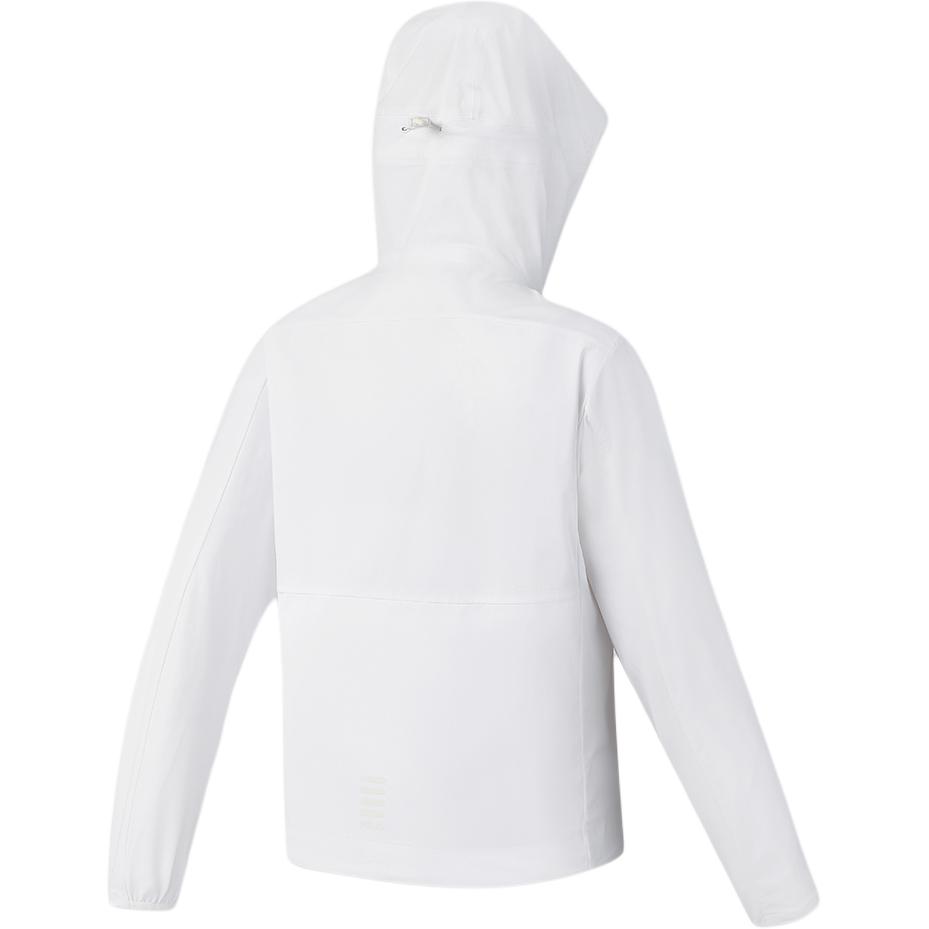 Fila Cycling Logo Durable Sports Woven Hooded Long Sleeve Jacket Women Jackets Jade-White A11W528701F-WT