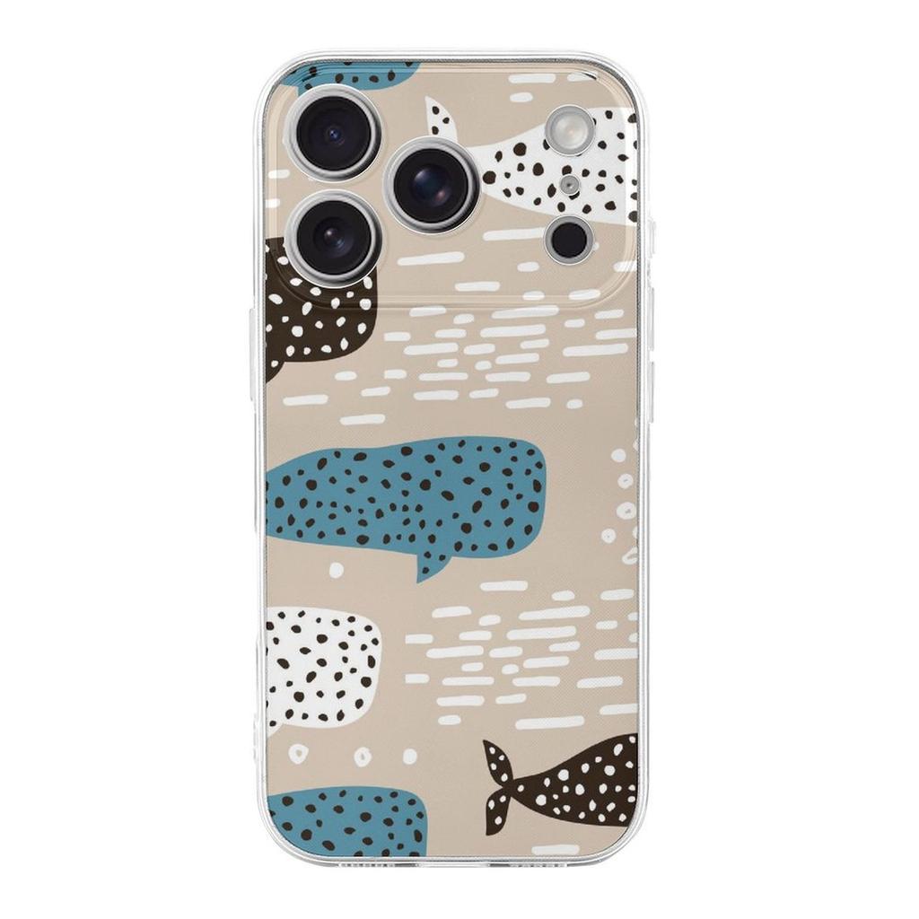 1 Pack For Iphone 17/17Air/17Pro/17ProMax Transparent TPU Drop Protection Cover With Smooth Buttons, Clear Back And Slim Grip