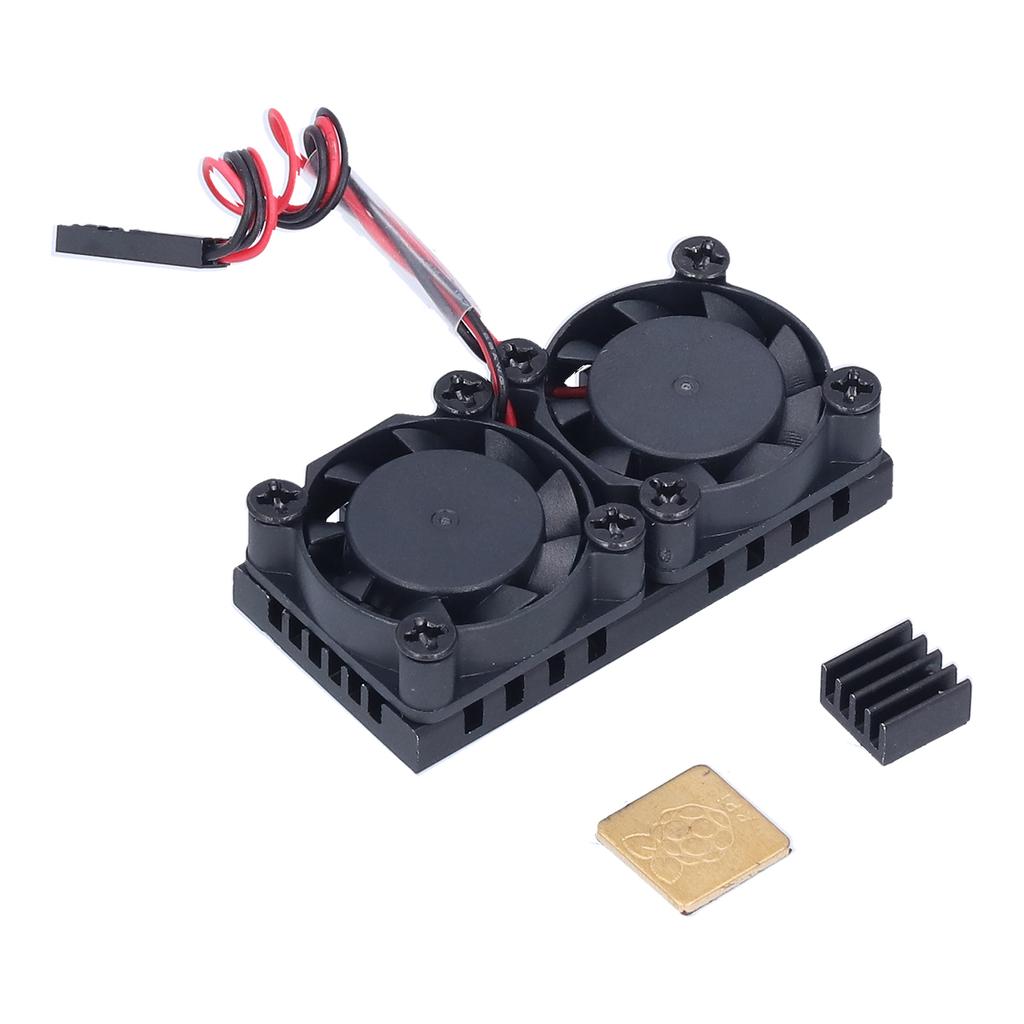 Cooling Fans for Raspberry Pi Heatsink Cooler Radiator ABS Low Noise for 3B 3B+ 4 4B