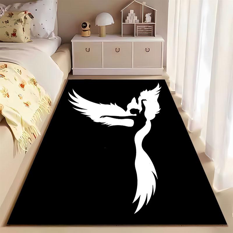 Dancing Angel with Wings Carpet suitable as a non-slip mat for the living room or bedroom sofa