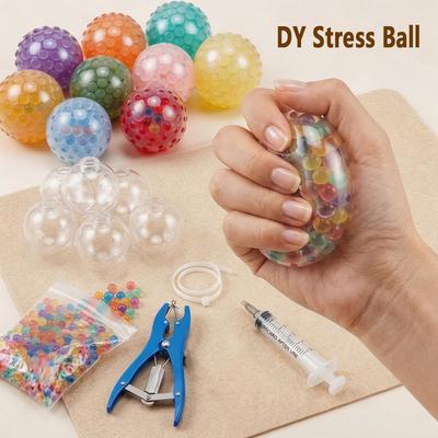 Stress Ball Sphere Jewelry TRP Casting Mold Tool DIY Empty Ball Skin Handmade Ball Decompression Slow Rebound Anxiety Relief Toy