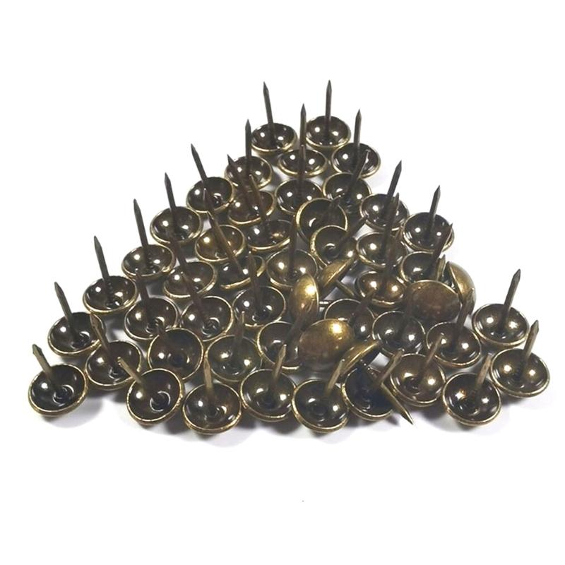 500Pieces Multifunctional Metal Thumbtacks for Office School Roundness Push Pins Office Tacks for Corkboard Furniture