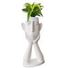 Ventage Home Decoration Plant Pots  Resin Face Planters Orchid Pot Human Face Polyresin Flower Pot for Garden and Hotel