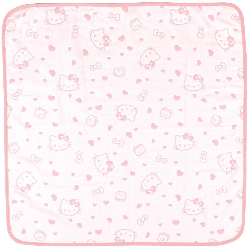 Skater Baby Machine Sanrio Hello BOM1 Swaddle, 70x70cm, Moisturizing, Washable, Kitty,