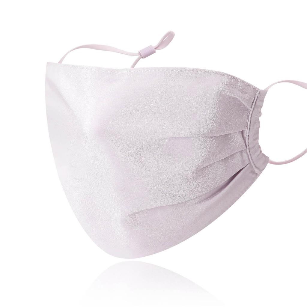 Double-Layer Silk Face Mask for Women - Breathable, Washable, Mulberry Silk, Sun Protection