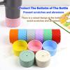 SW 2PCS 7.0CM Water Cup Silicone Boots Thermos Protective Cover Silica Gel Bottom Sleeve Anti-Slip Scratch-resistant for Stanley