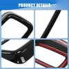 Headlight Switch Panel Cover Trim Compatible with H-yundai Tucson/Santa Cruz 2022-2024, ABS Car Headlight Switch Button Frame Cover Decor Accessories