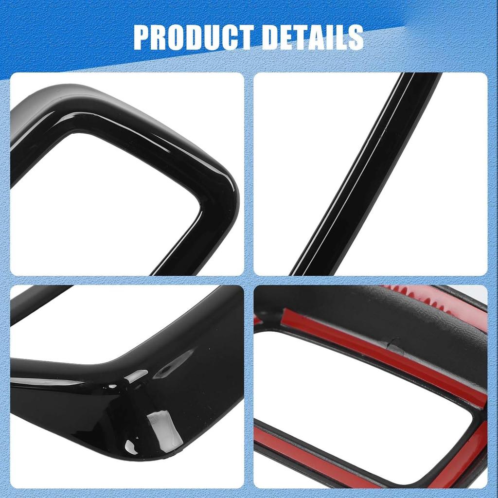 Headlight Switch Panel Cover Trim Compatible with H-yundai Tucson/Santa Cruz 2022-2024, ABS Car Headlight Switch Button Frame Cover Decor Accessories
