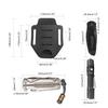 VIPERADE PJ9 Belt Flashlight EDC Pocket Pouch Leather Belt Sheath EDC Holster for and Folding Pocket Knives Multi-Tool Sheath, Holster, Men's Sheath,