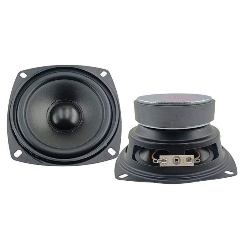1Set 4inch Full Frequency Speaker Perfect for DIY Projects Low Frequency Subwoofer Loudspeaker Tweeters