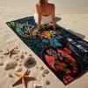 Horror Movie Characters Beach Towel, Super Soft Microfiber, Gift for Her/Him, Birthday, for Pool, Beach, Travel, Home Decor Fan gifts