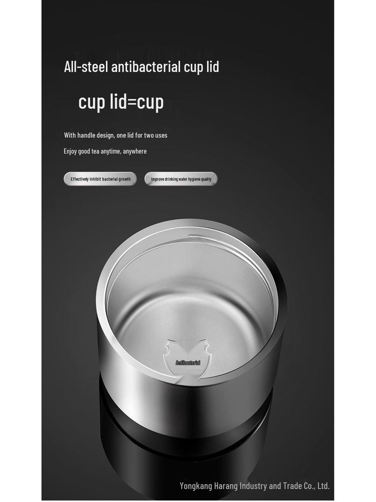 316 Stainless Steel Insulated Water Bottle with Double Lids & Tea Infuser for Outdoor Use