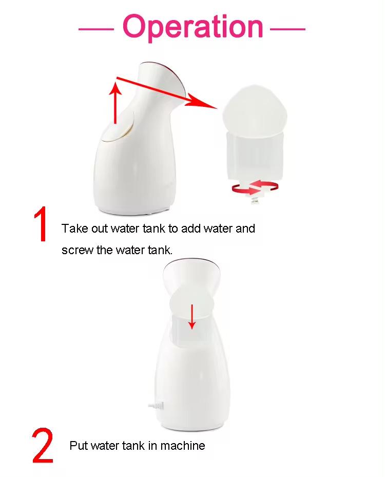 Cross-border Nano Mist Facial Steamer: Hydrating Hot Steam Beauty Device for Home Use