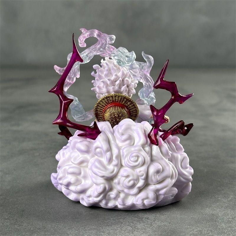 Five Level Nica Luffy Sitting Hands of One Piece Anime Character - Anime Character Collection Toy Children's Doll Gift 10cm