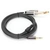 JK‑366 3.5mm to Dual 6.35mm Audio Line Male to Male Gold Plated Connectors Audio Cable