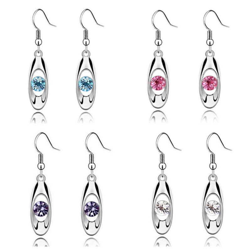 Oval Drop Water Shaped Eardrop Jewelry Women Fashion Earrings Gift Lightweight