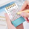 Minimalist Mini 2026 Calendar Double Coil Portable Planner Calendar Desk Calendar Desktop Ornament