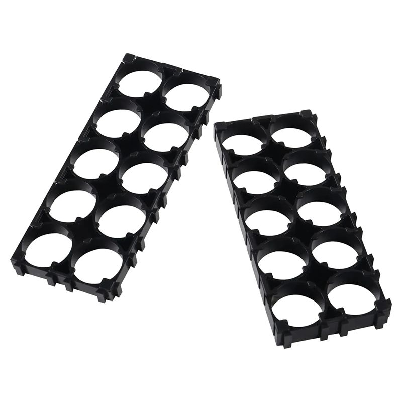 AEE4-20Pcs 18650 Lithium Cell Spacer 2X5 Cell Spacer 18650 Lithium Battery Plastic Holder Bracket For DIY Battery Pack