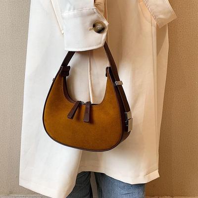 Women's Frosted Underarm Bag - High-End 2025 Spring Dumpling Handbag & Versatile Shoulder Bag