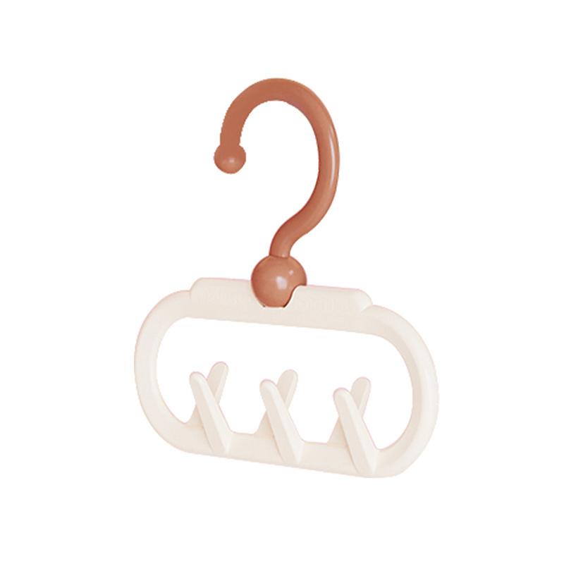 Dopamine Double-Row Hat And Coat Hook Anti-Slip Wardrobe Stand For Hanging Bags And Storing Items In The Household Wardrobe