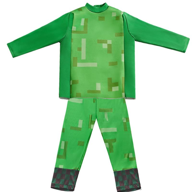 Ο Κόσμος μου Minecraft Κοστούμι Cosplay Αποκριών με Διαμαντένια Πανοπλία