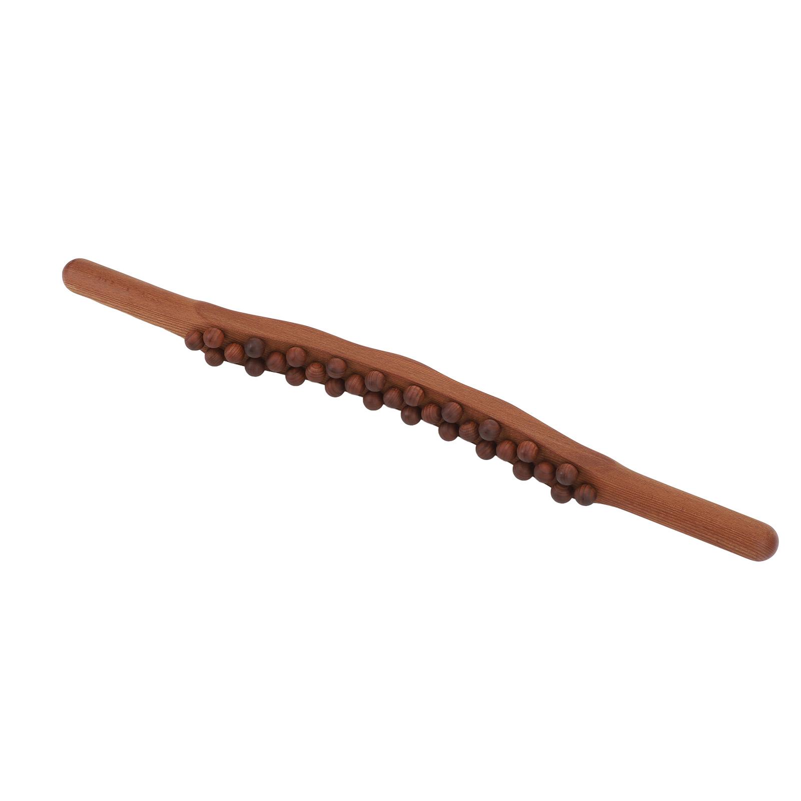 

Лимфодренажный массажный стержень 3 ряда 31 бусина миофасциальный инструмент для скребкового массажа