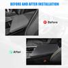Car Armrest Cover Center Console Leather Pad Fit for Kia EV6 2022 2023 Central Console Armrest Box Protector Interior