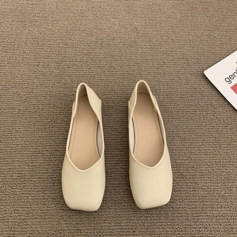 

Туфли Doudou женские туфли весна и осень новые туфли-лоферы на одной педали бабушкины туфли балетки одинарные туфли 40