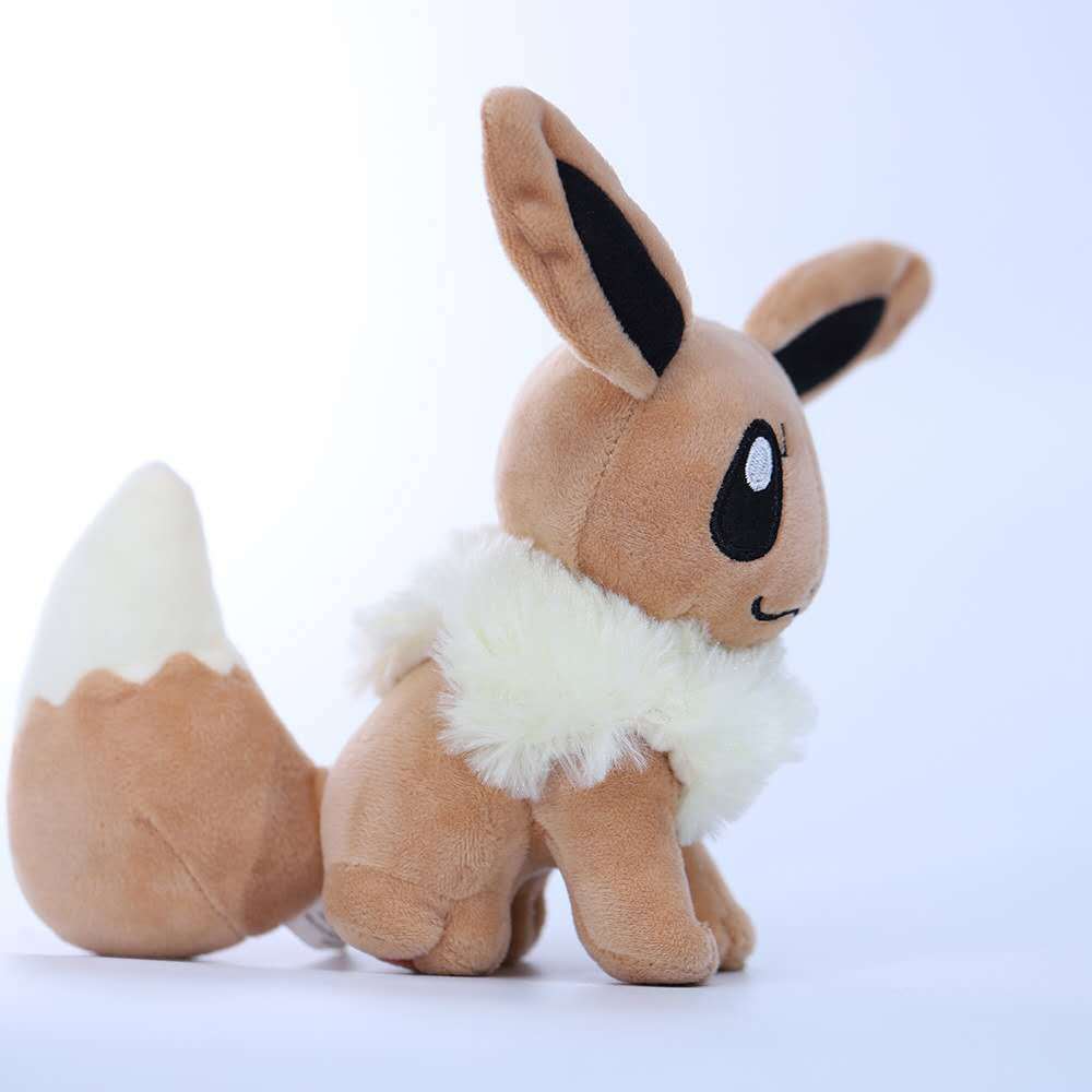 Peluche de Pokémon Eevee de 10, 20 y 30 cm, diseño de animales kawaii, ideal como regalo de cumpleaños o Navidad.