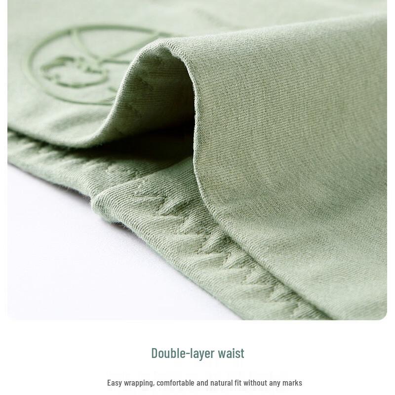 Fengxiao Women's High-Waist Cotton Antibacterial Briefs