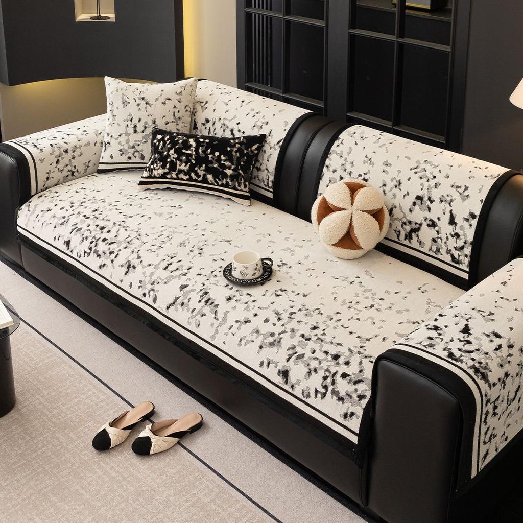 Chenier Sofa Cushion New  Light Luxury Seat Cushion Four Seasons Universal Non-Slip Leather Sofa Cover Backrest Cover Cloth Towel