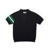 TRIMERE Signature Line Short Sleeve Polo Knit Woman Black