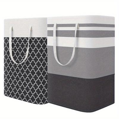 Waterproof Fabric Laundry Basket Simple Clothes Sundries Storage Box Foldable Bag Large Capacity Laundry Basket
