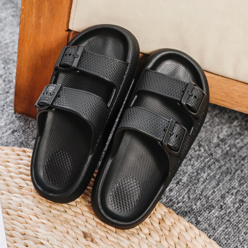 New Style Thick Sole Summer Slides: Soft, Squishy Single Strap for Women and Men