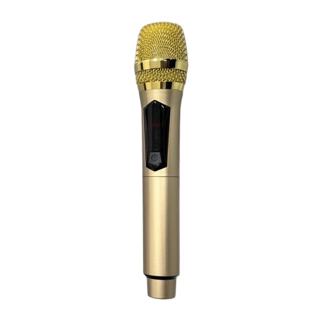 Home Wireless Microphone 1 for 1 80Hz To 15KHz Handheld Microphone with LED Screen for Outdoor Home Conference
