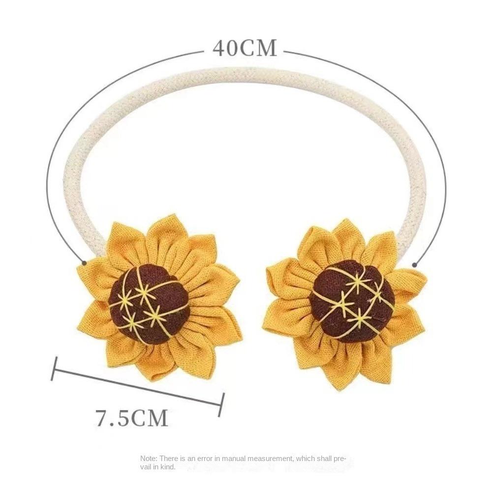 1Pcs Romantic Sunflower Curtain Tieback Curtain Strap Curtain Rope Holders  Home Decor