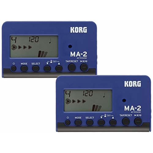 Bulk Purchase: KORG MA-2 Metronome, Blue & Black, Set of 2 (MA-2-BLBK)